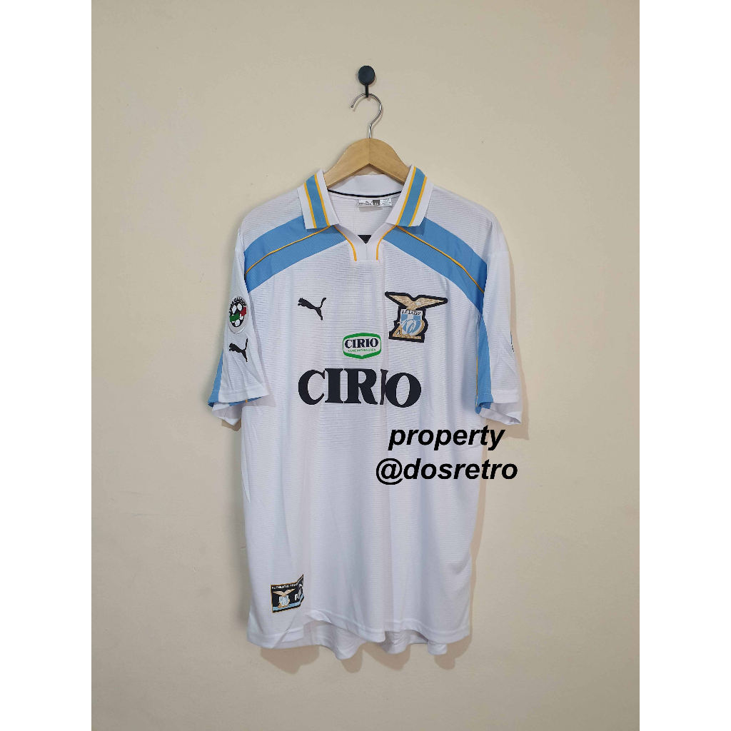 Jersey Retro Rare Lazio Away 2000 2001 NEDVED 18