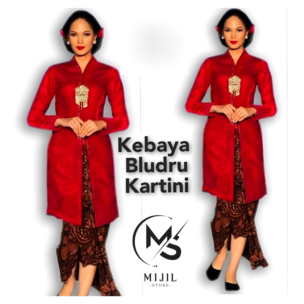 kebaya kartini bludru beludru panjang