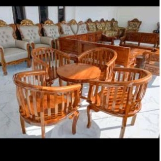 kursi jati lenong set