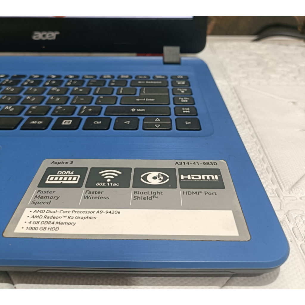 LAPTOP SECOND ACER ASPIRE 3 A314-41