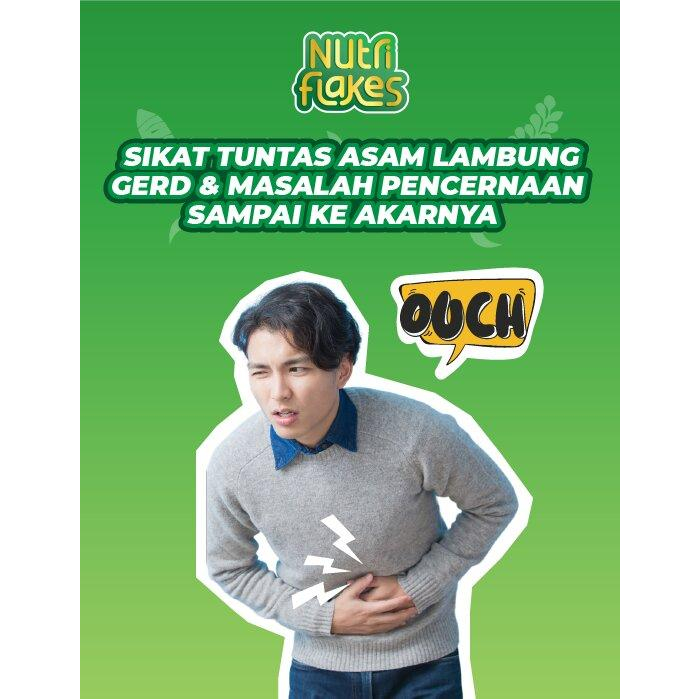 

hempas Tuntas atasi asam lambungmu dengan sereal umbi garut Nutriflakes I sereal umbi garut I daun kelor I susu kambing etawa