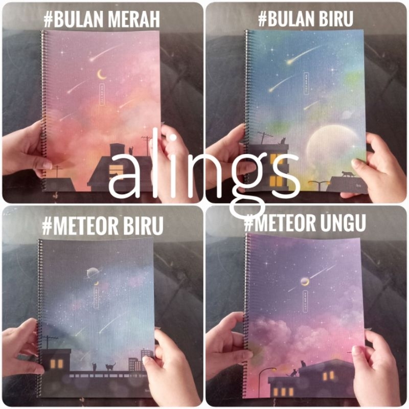 

Stars And Moon Spiral Ruled Notebook Buku Tulis Jurnal Catatan Kuliah Halaman Garis