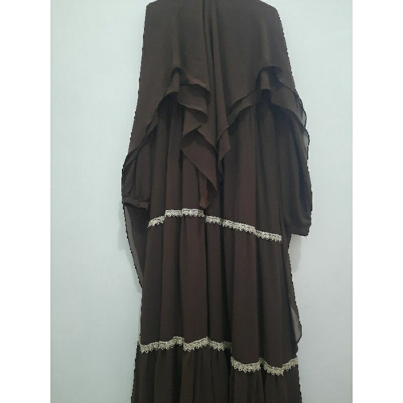 preloved set gamis syari