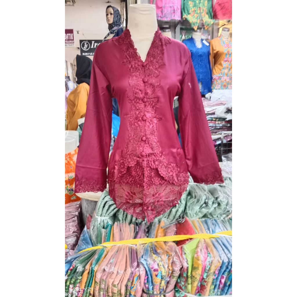 Atasan kebaya encim terbaru / Keabya encim polos