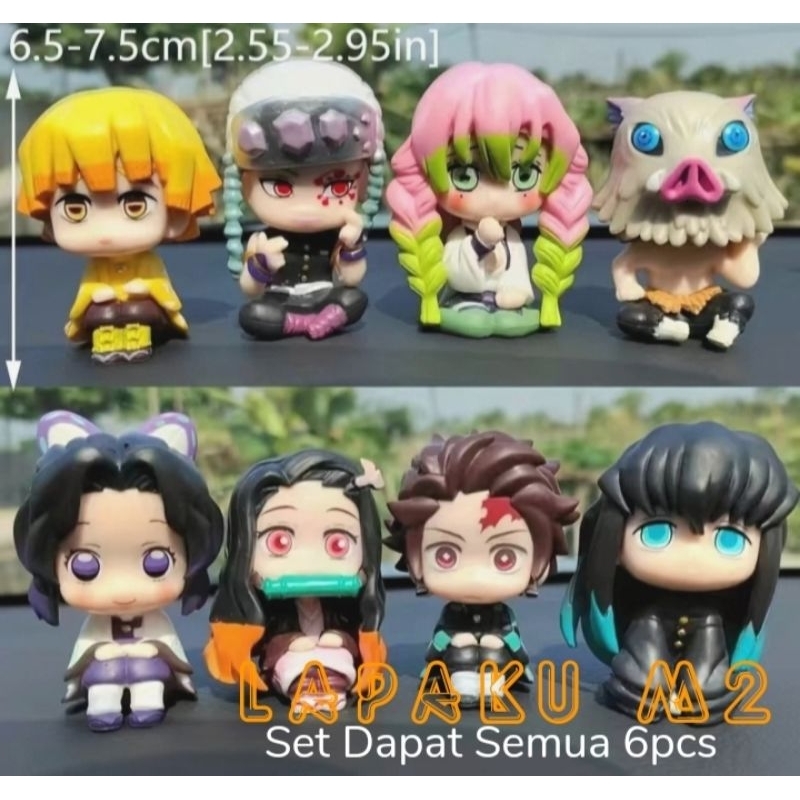 Terbaik Figure Kimetsu no yaiba Look Up Demon Slayer Set isi 8