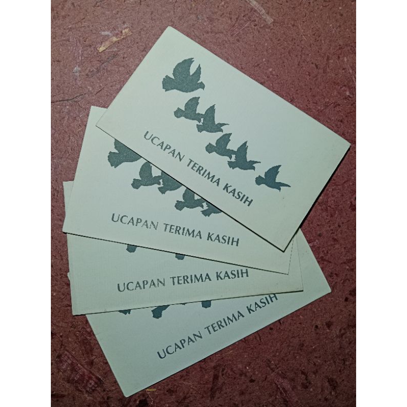 

Amplop jadul Ucapan Terima kasih 4 Pcs