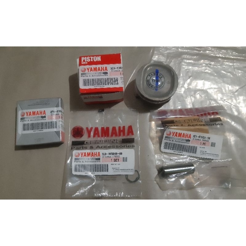 original ygp seker seher piston torax set assy komplit ring per pen pena kacingan vixion old lama la