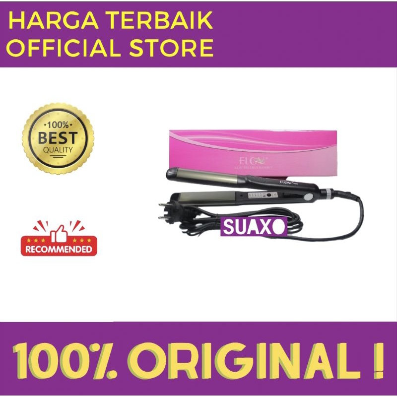 New Catok Rambut 2 In 1 Elov 529 / Alat Catokan Lurus Curly