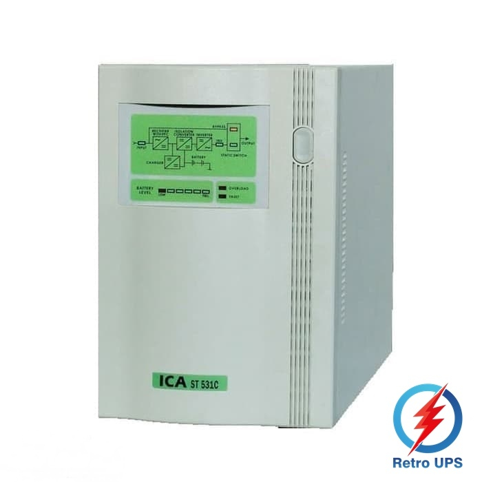 UPS Modifikasi ICA ST 531C 1000Va 500W 24V PSW Modif aki luar