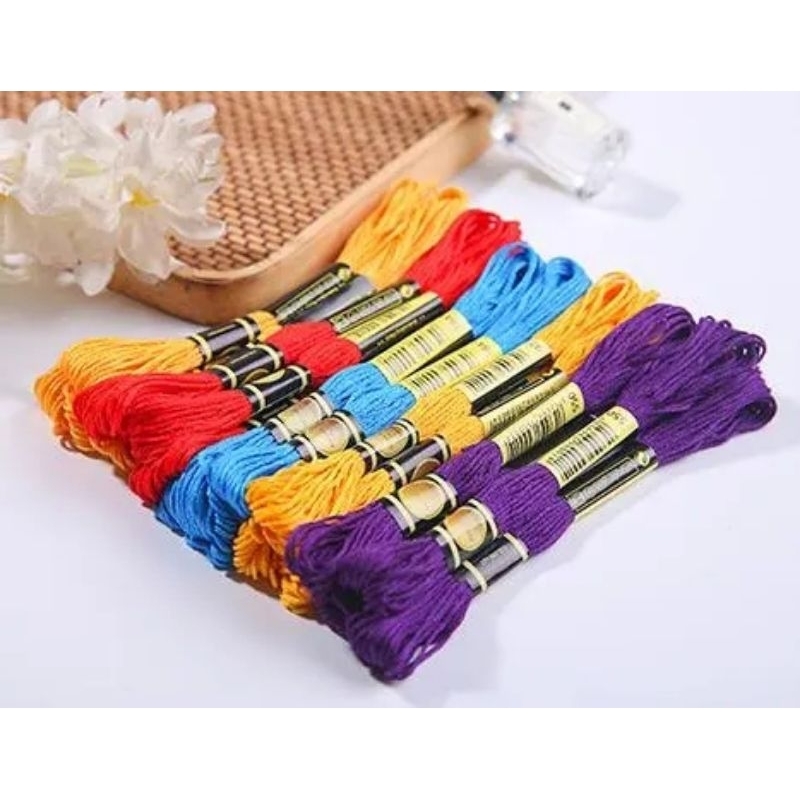 Benang sulam merk CXC, harga tertera untuk 1 pc benang sulam.