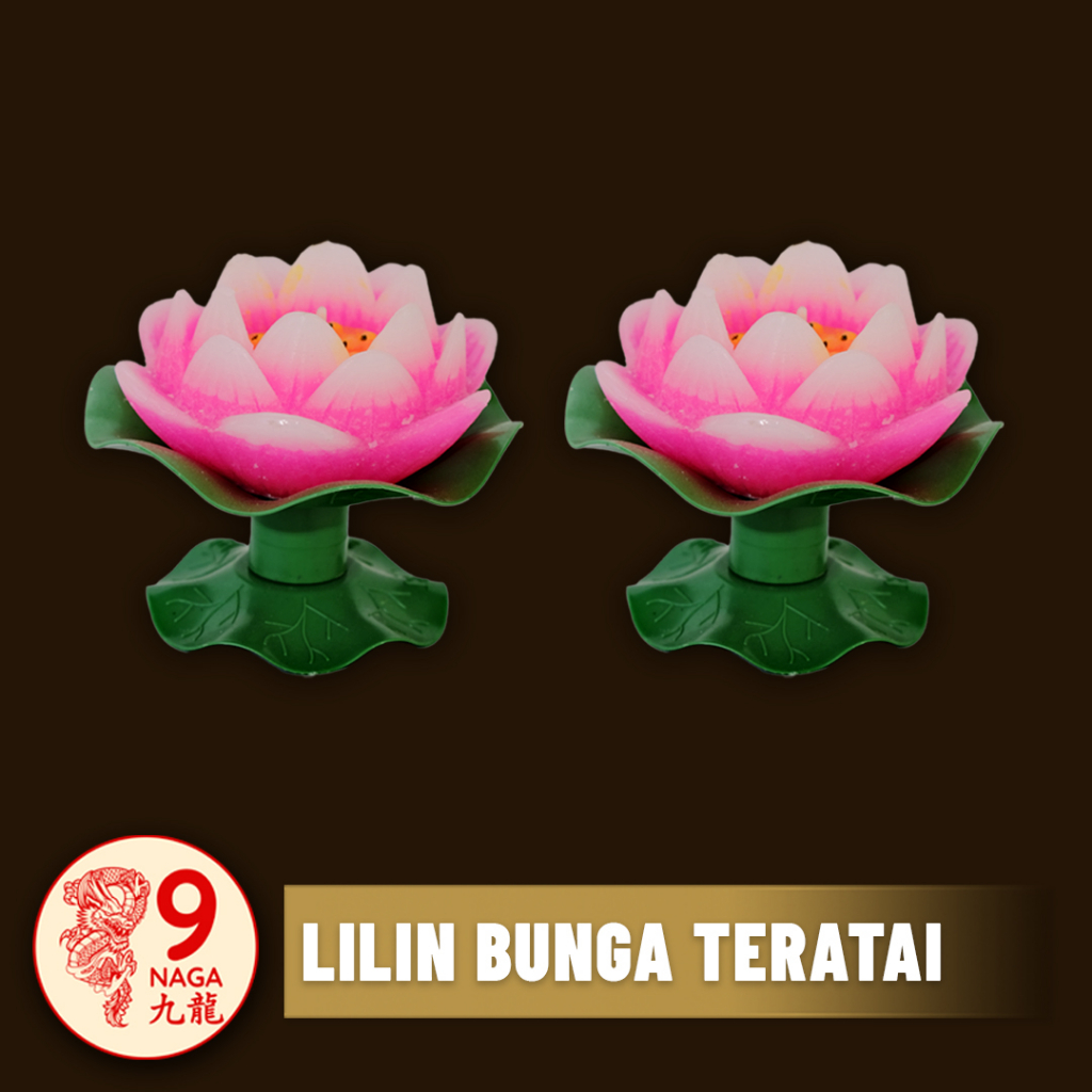LILIN BUNGA TERATAI / LILIN SEMBAHYANG
