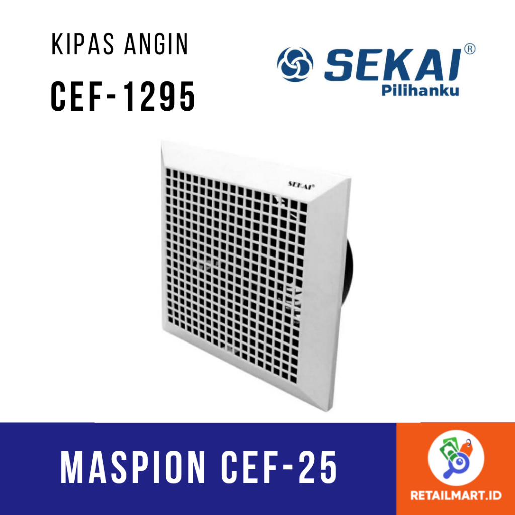SEKAI : CEF1295 CEILING EXHAUST FAN / EXHAUST PLAFON 12 INCH