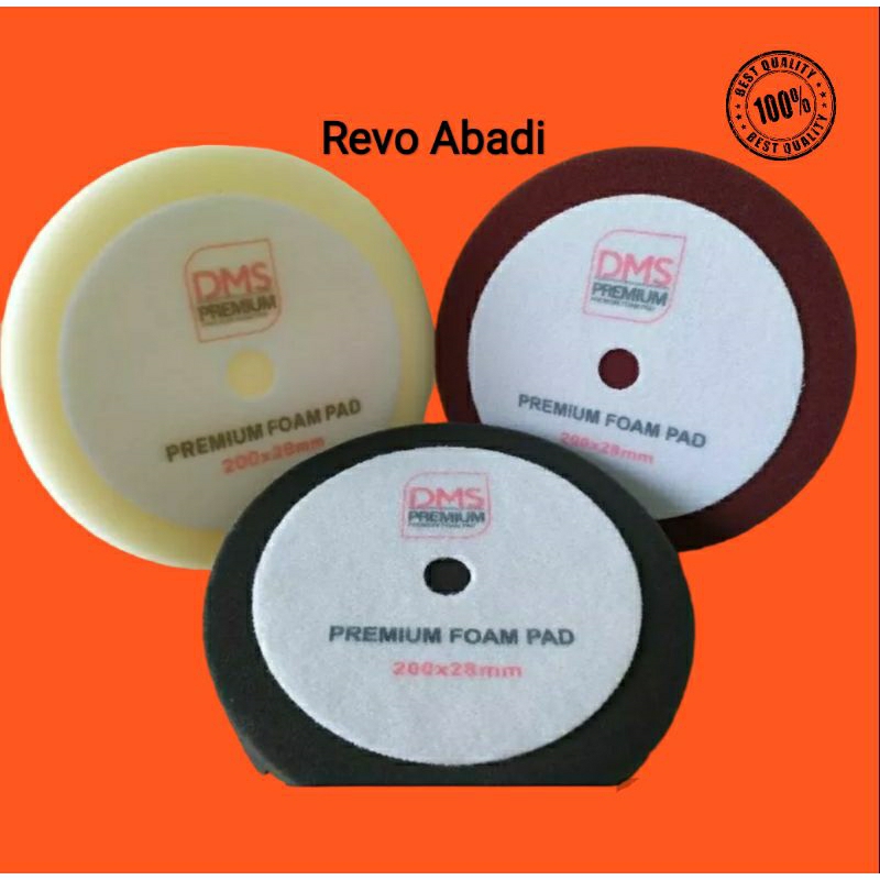 Busa Poles DMS Premium Gelombang / Busa Poles Mobil 8 Inch 1 Keping