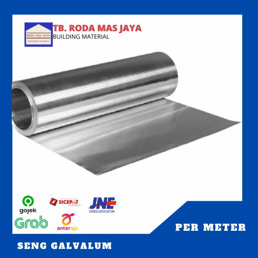 Seng Talang Galvalum/Seng Plat Galvalum Per Meter