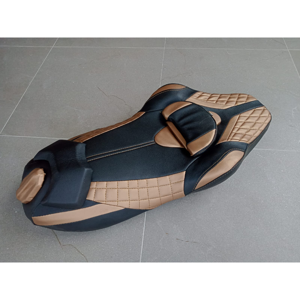 Jok vario 160 model cobra kulit full mbtech-Jok Custom cobra vario 160
