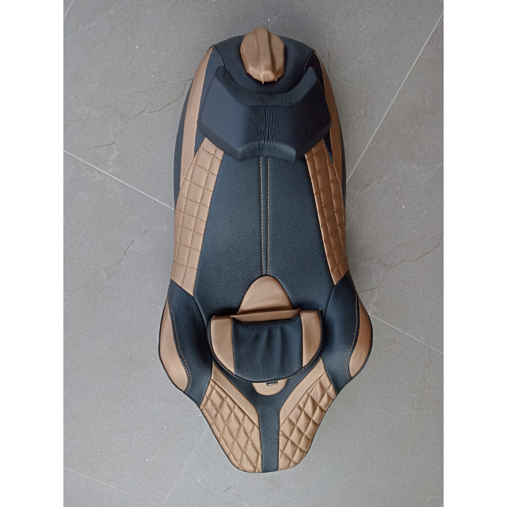 Jok Custom Beat new model cobra kulit full mbtech