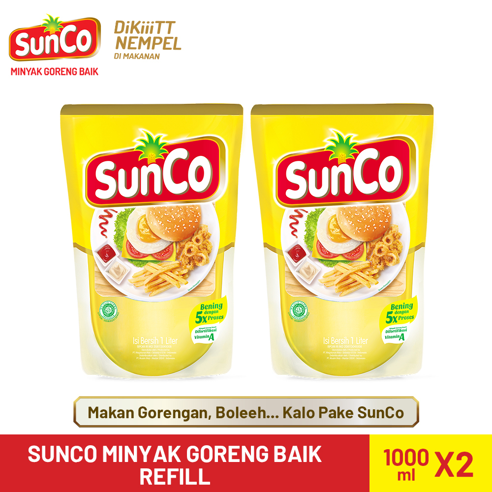 

Minyak Goreng Refil Sunco 2L 2 Liter