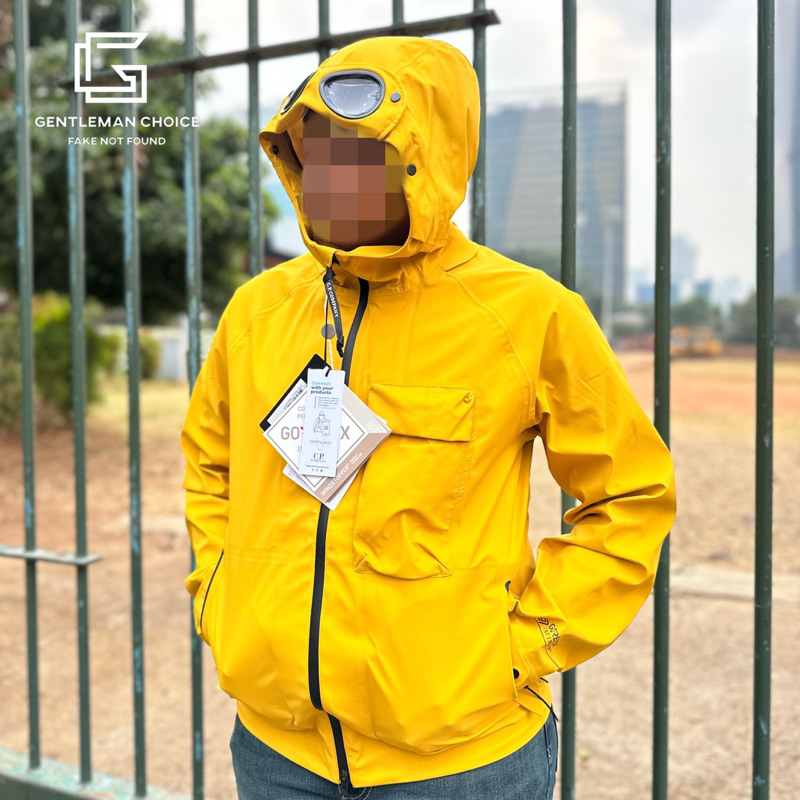 CP Company goretex google Jacket Yellow