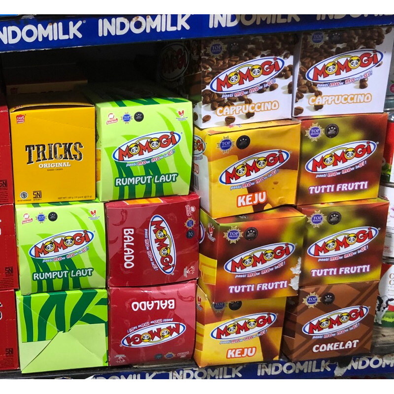 

Momogi Semua Varian Promo Murah 20 bks x 5g