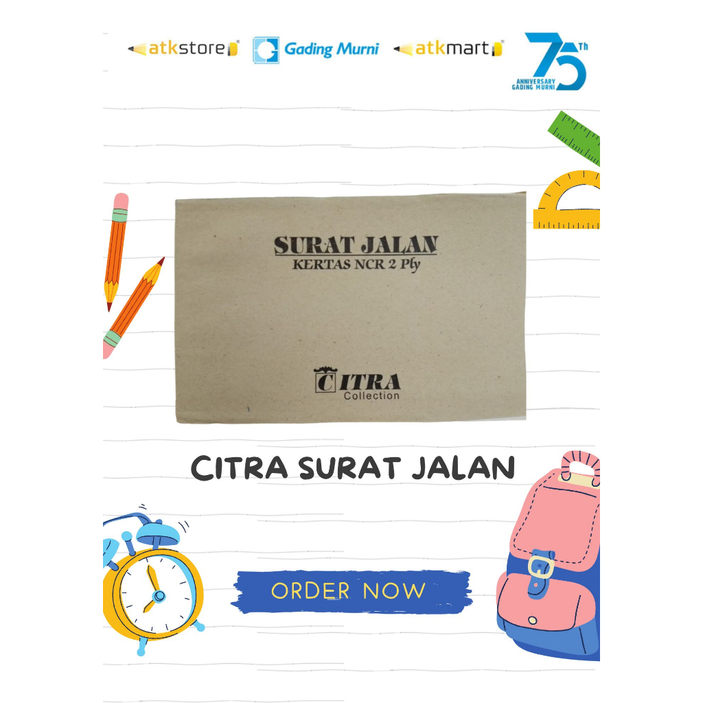 

SURAT JALAN 1/2 FOLIO 2PLY // CITRA SURAT JALAN 2PLY