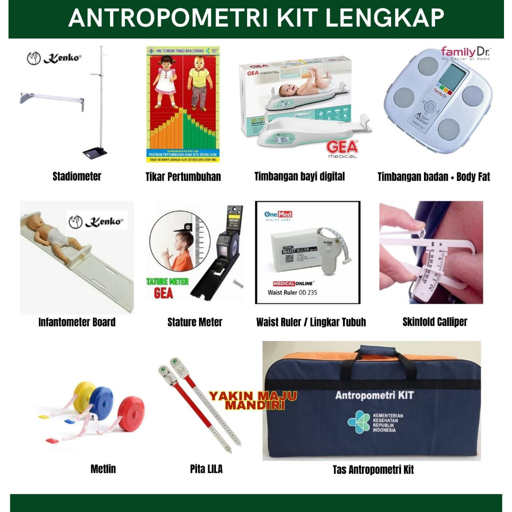 Antropometri Kit Stunting Kit set Paket Lengkap