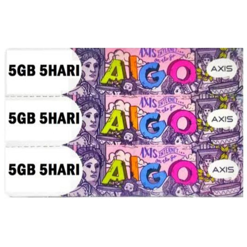 Voucher Axis 7.5GB + kuota lokal 5 hari ,bisa di gunakan di seluruh Indonesia