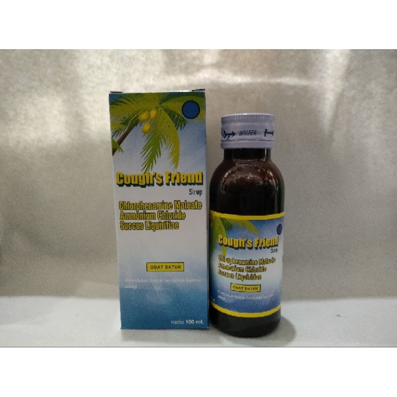cough's friend sirup 100 ml meredakan batuk berdarah karena alergi