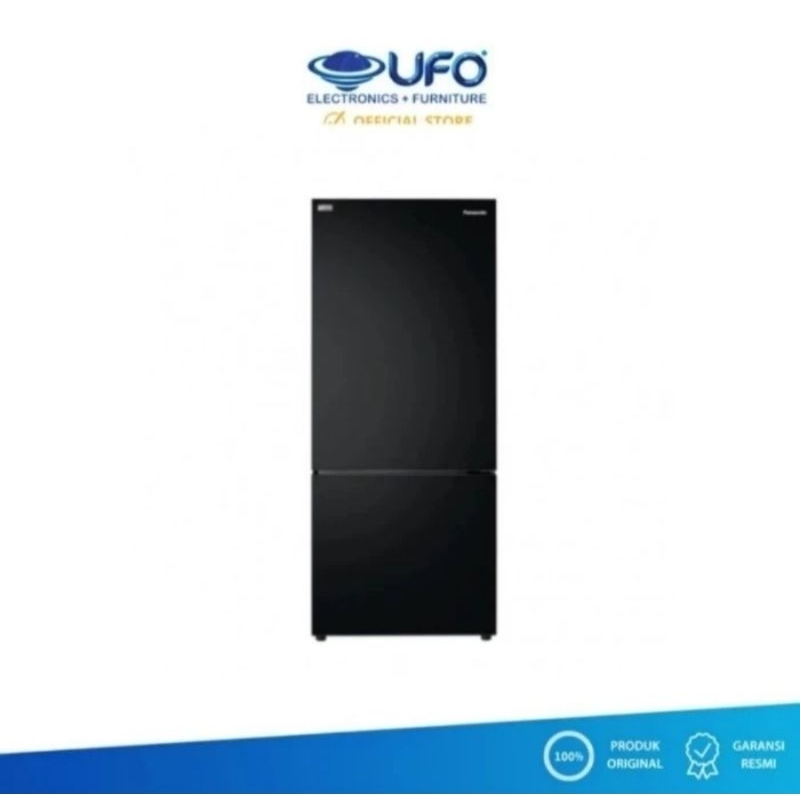 PANASONIC NRBV361BPKD KULKAS LEMARI ES 2 PINTU FREEZER BAWAH