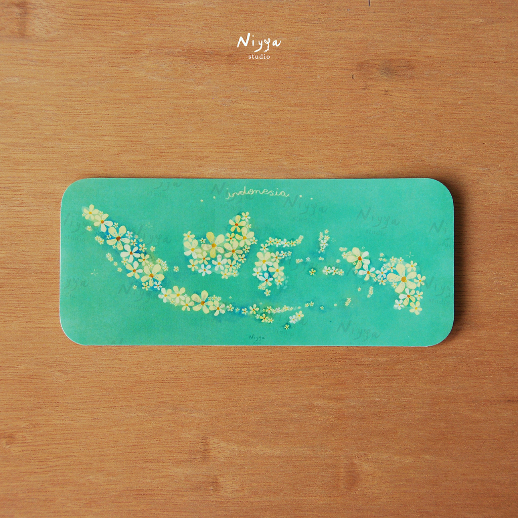 

Indonesia Map - Jasmine Flower Sticker | Plant Botanical Sticker | Journaling | Stationery Aesthetic