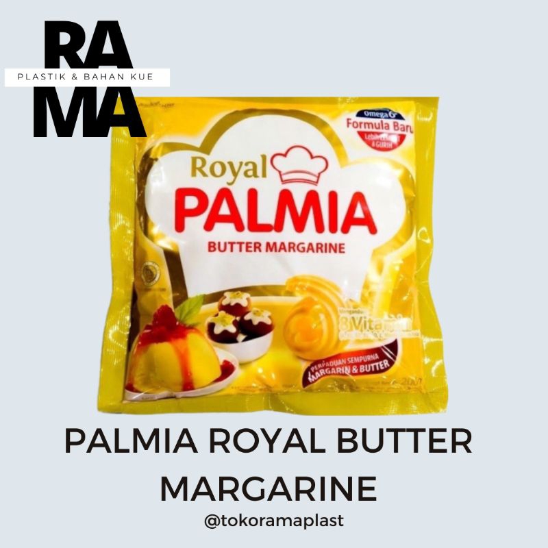 

Royal Palmia Butter Margarine 200gr Hemat / Mentega