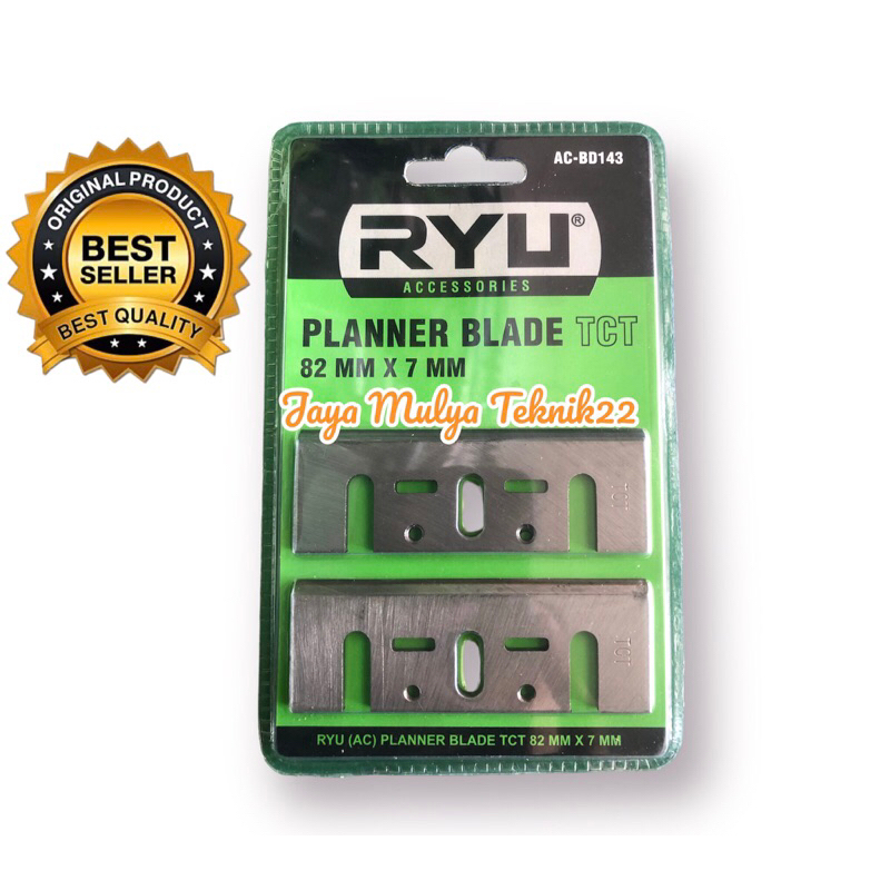 RYU mata pasah kayu  82x7mm / planner balde TCT ryu / alat pertukangan