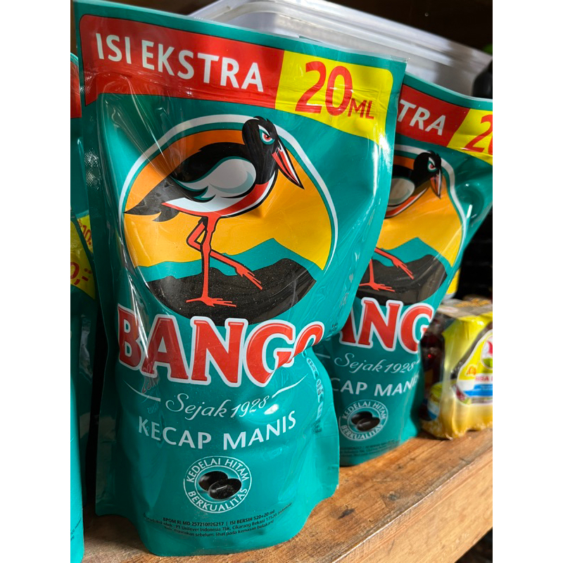 

Kecap Bango 520ml ekstra 20ml