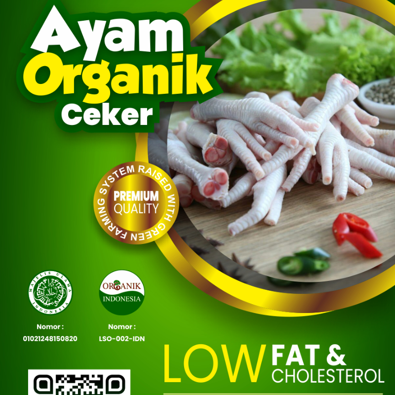 

Ceker Ayam Organik Berkah Chicken Organik 500Gr