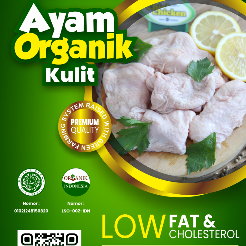 

Kulit Ayam Negeri Organik Ayam Probiotik Berkah Chicken 500Gr