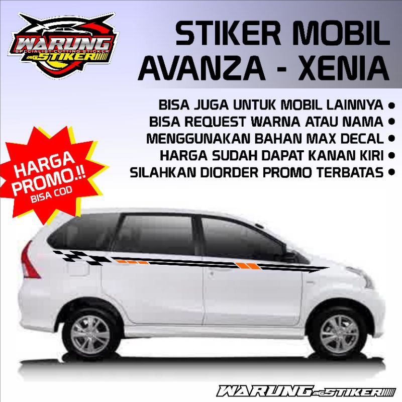 lis stiker mobil avanza xenia