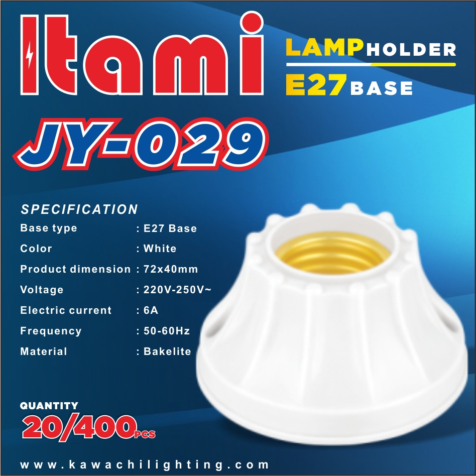Lamp Holder Base E27 JY-029 Itami 72*40mm