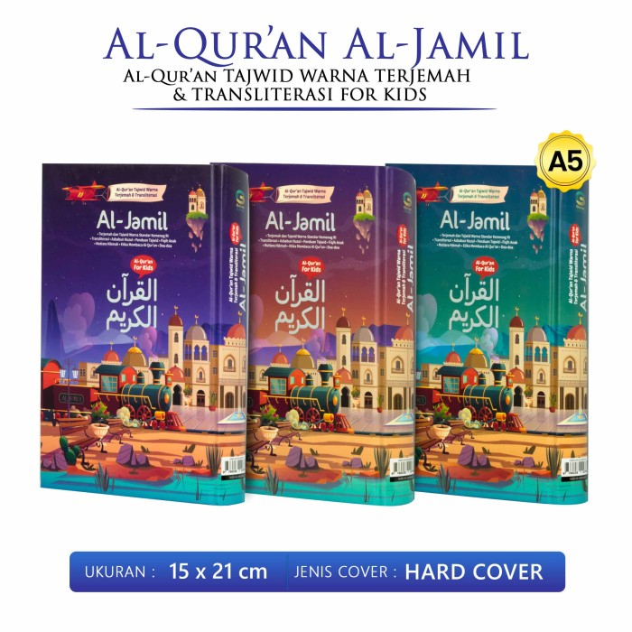 

BISA CETAK NAMA - A5 Al Quran For Kids Tajwid Warna Terjemah Dan Transliterasi Al Jamil A5