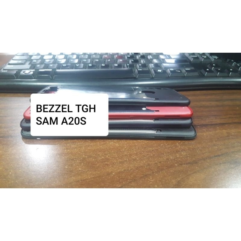 BEZZEL SAMSUNG TENGAH A20S (BLACK,BLUE,GREEN,RED)