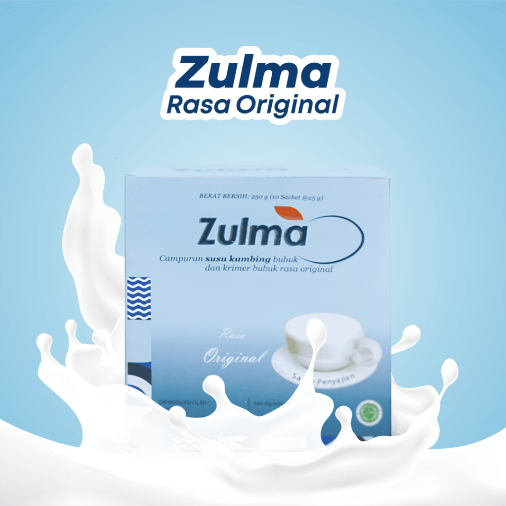 

[BUNDLING ISI 2 BOX] Zulma Susu Kambing Sachet Rasa Original | Susu Kambing Etawa bubuk bernutrisi