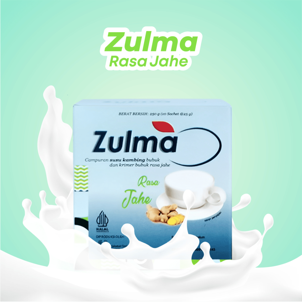 

[BUNDLING ISI 2 BOX] Zulma Susu Kambing Sachet Rasa Jahe | Susu Kambing Etawa bubuk bernutrisi
