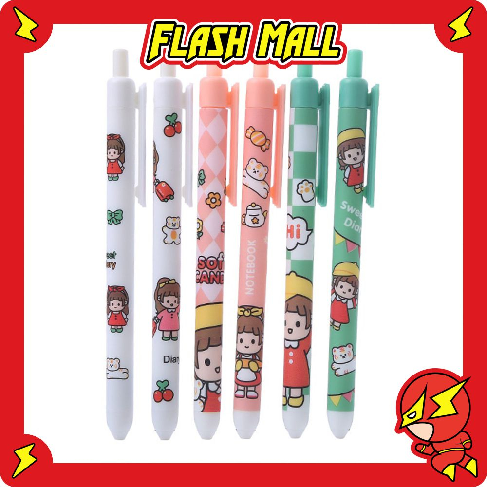 

FLASHmall Pulpen Gel Motif Cartoon Pulpen Pelajar Dan Kantor Pena Lucu Motif Boneka Lucu S072