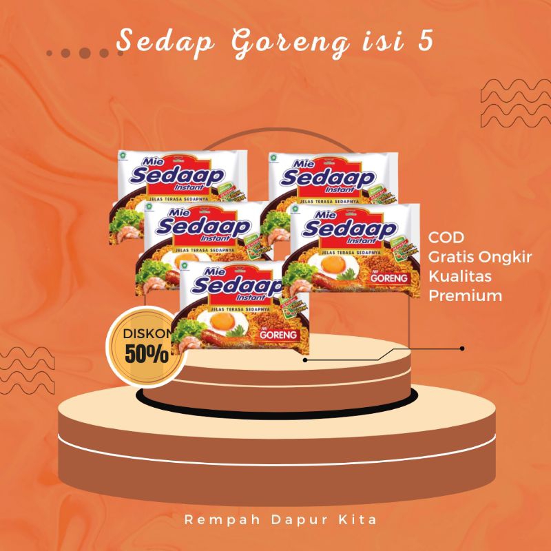 

SEDAP GORENG ISI 5 PCS
