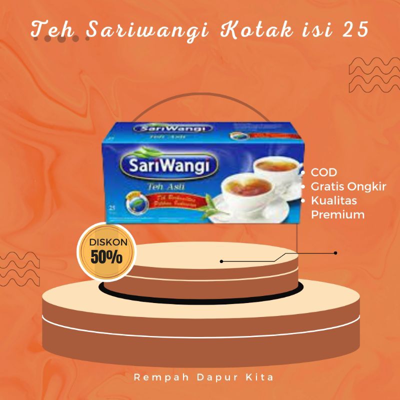 

TEH KOTAK SARI WANGI ISI 25 PCS