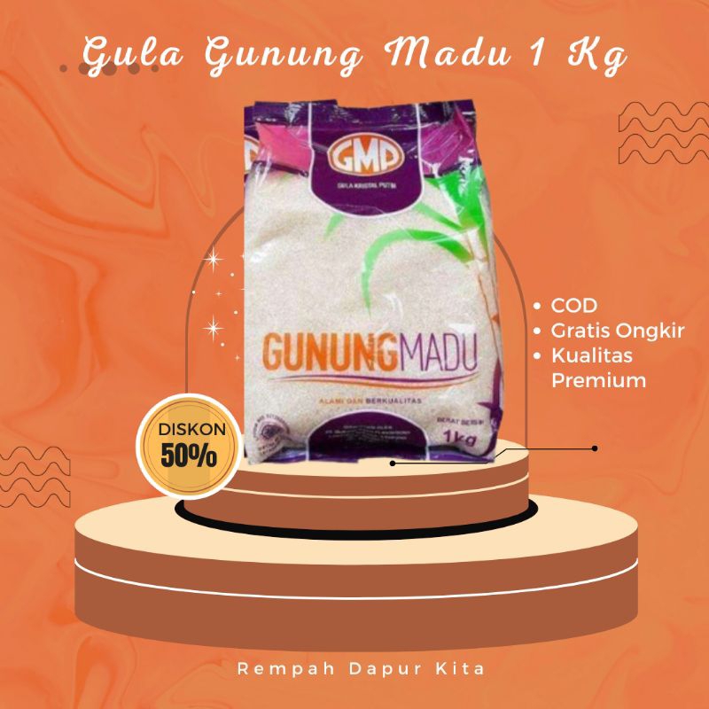 

GULA PASIR GUNUNG MADU GMP 1 KG