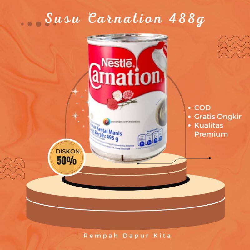 

SUSU CARNATION PUTIH BESAR 488g