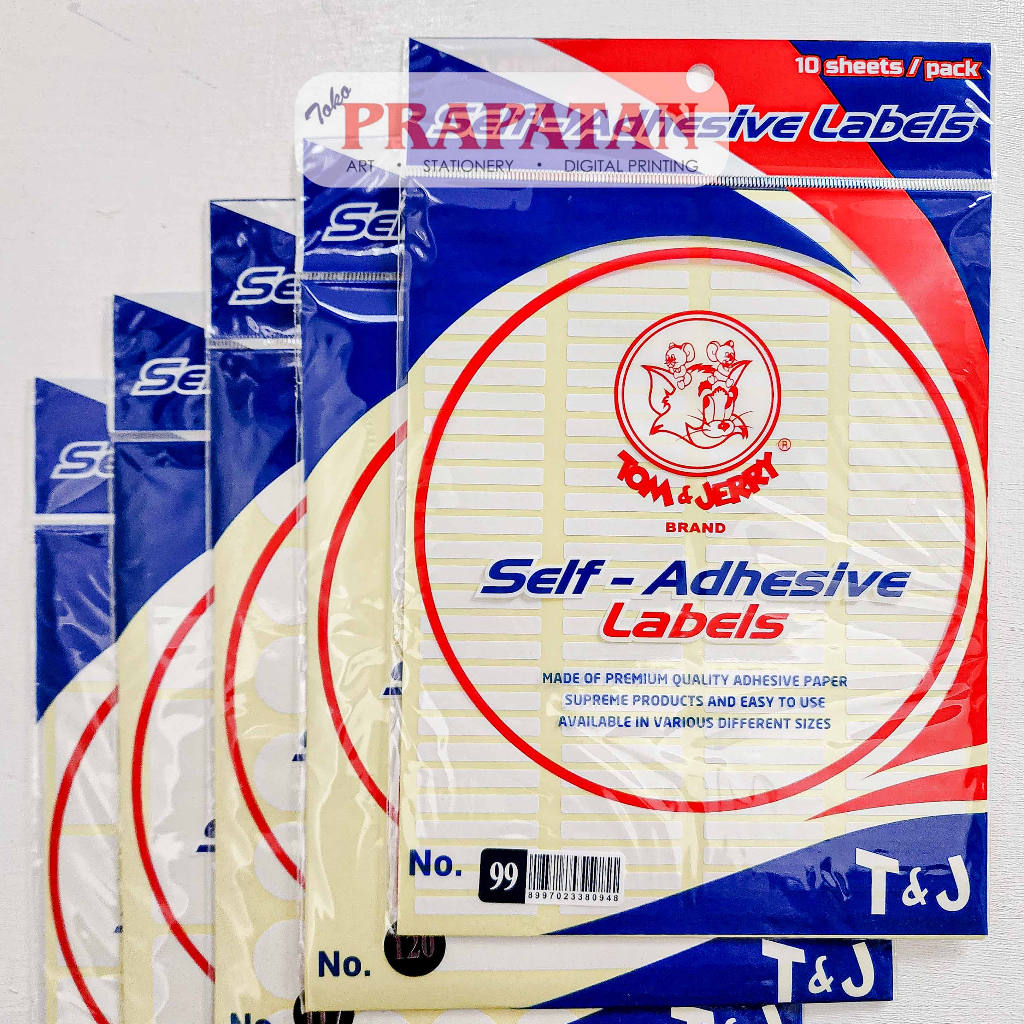 

Stiker Label Tom and Jerry | Self Adhesive Labels (No 99 - No 118)