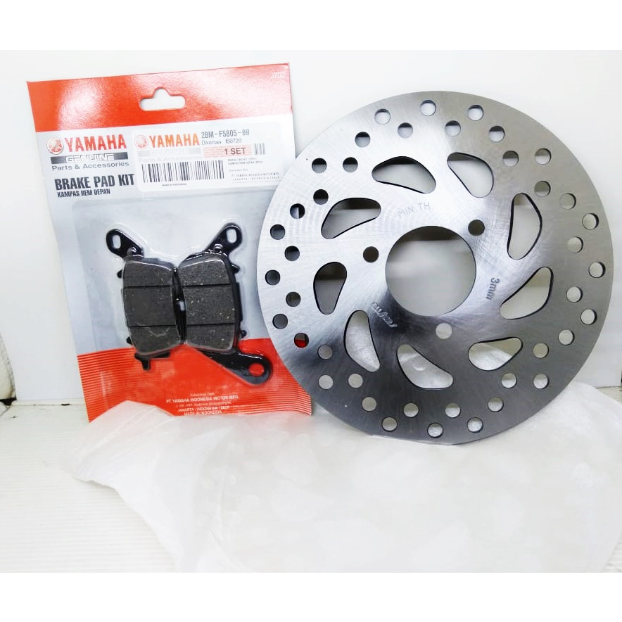 Piringan Cakram Depan + Dispad Rem KampasYamaha mio z Mio Gear 125 Mio