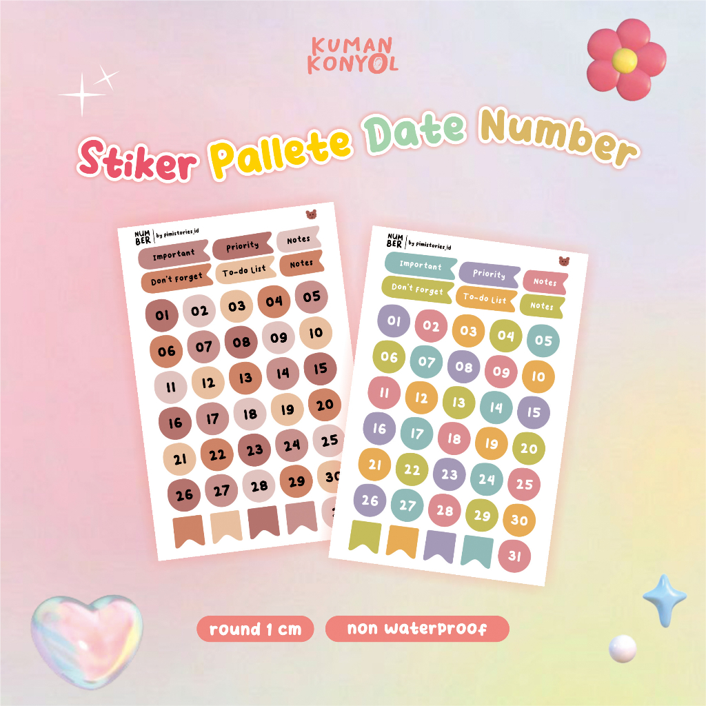 

STIKER BUKU JURNAL ◼️ BUJO ◼️ SCRAPBOOK ◼️ STICKER PLANNER ◼️ AESTHETIC ◼️ NUMBER