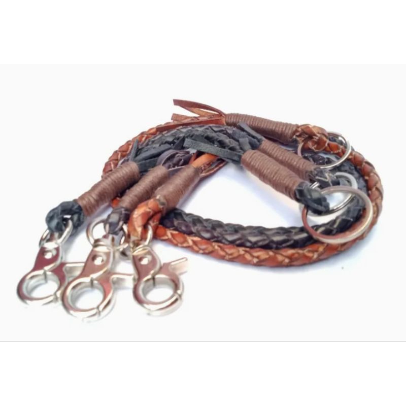 tali dompet asli kulit/anyaman asli kulit