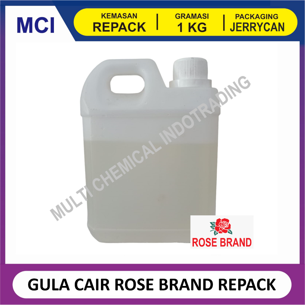 

ROSE BRAND GULA CAIR FRUCTOSE - REPACK 1 KG / GULA CAIR SIRUP FRUKTOSA
